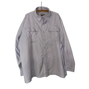Habit Mens 2XL Fishing Shirt Long Sleeve Ventilated Harbor Gorpcore Outdoor